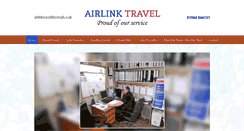 Desktop Screenshot of airlinktraveluk.com