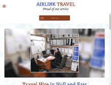 Tablet Screenshot of airlinktraveluk.com